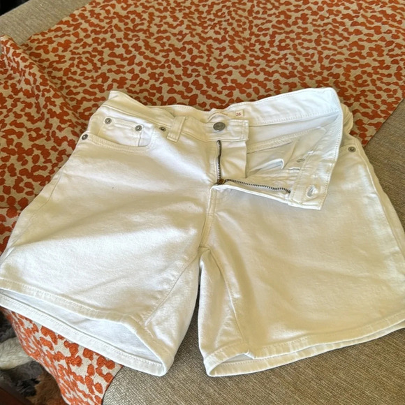 MID LENGTH WOMEN'S SHORTS white size 26 - Picture 13 of 16